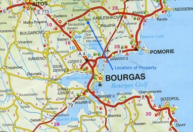 Location Map. Property for sale in Villa Zone, Izvorishte.